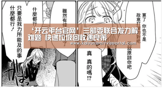 ‘开云平台官网’三部委联合发力解难题 快递垃圾回收遇良策(图2) KAIYUN中国站
