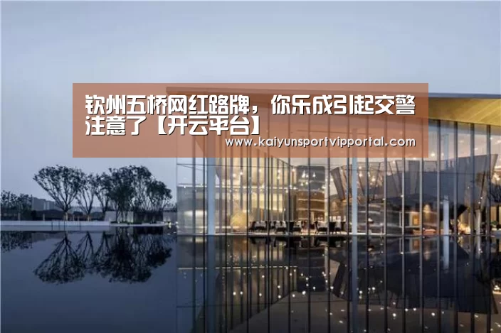 钦州五桥网红路牌,你乐成引起交警注意了【开云平台】(图1) 开云体育入口